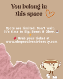 Sip, Scent & Glow Body Scrub Experience